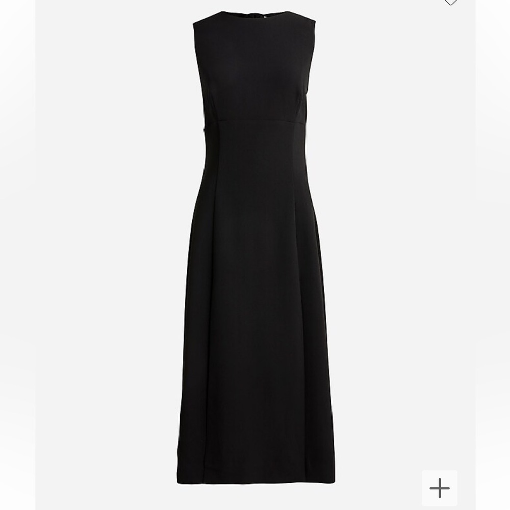 Black open back with bow dress